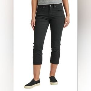 Womans Jag Black Cecilia Capri Jean Size 12